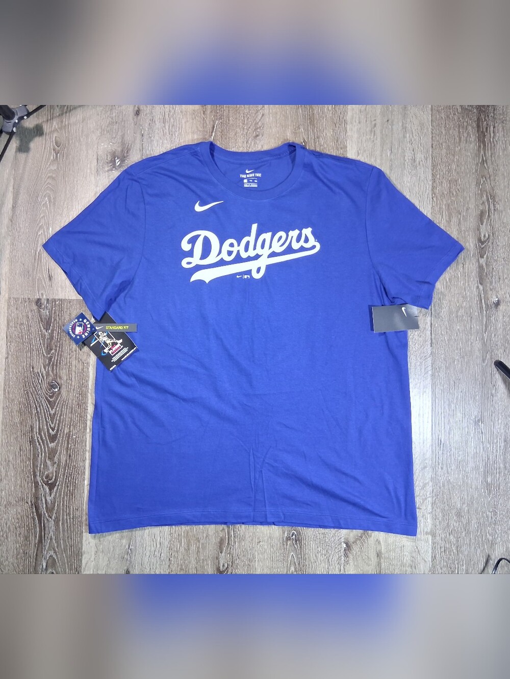 MLB Dodgers Royal Blue Logo Tee by Nike